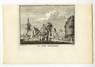 Antique Print-BREUKELEN-VILLAGE-Spilman-de Beijer-1746