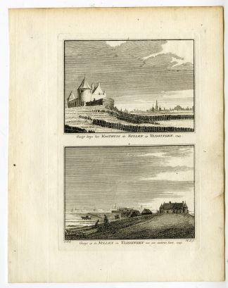 Antique Print-VLISSINGEN-NOLLEN-WACHTHUIS-Spilman-de Beijer-1746