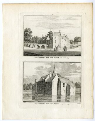 Antique Print-TER HOOGE CASTLE-MIDDELBURG-Spilman-de Beijer-1746