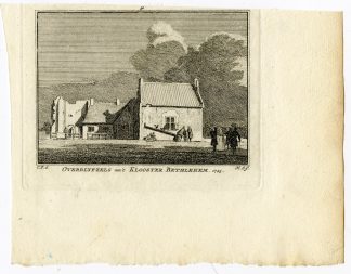 Antique Print-BETHLEHEM MONASTERY-ELKERZEE-RUIN-Spilman-de Beijer-1746