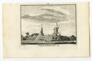 Antique Print-BIERVLIET-VIEW-Spilman-de Beijer-1746