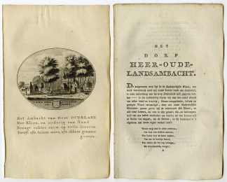 Antique Print-ZWIJNDRECHT-HEER OUDELANDS AMBACHT-VIEW-Brouwer-Ollefen & Bakker-1793