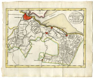 Antique Map-AMSTELLAND-WEESPERKARSPEL-GOOILAND-Ollefen & Bakker-Banse-1793