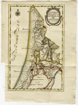 Antique Map-KENNEMERLAND-Ollefen & Bakker-Banse-1793