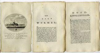 Antique Print-WORMER-PANORAMIC VIEW-TEXT-Brouwer-Ollefen & Bakker-1793