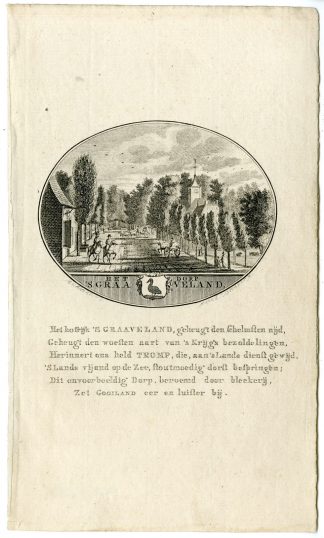 Antique Print-OVERSCHIE-PANORAMIC VIEW-Brouwer-Ollefen & Bakker-1793