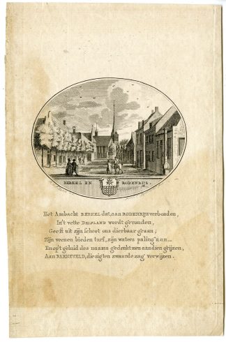 Antique Print-BERKEL EN RODENRIJS-PANORAMIC VIEW-Brouwer-Ollefen & Bakker-1793