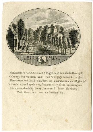 Antique Print-S-GRAVELAND-PANORAMIC VIEW-Brouwer-Ollefen & Bakker-1793