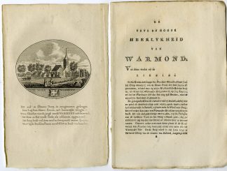 Antique Print-WARMOND-PANORAMIC VIEW-TEXT-Brouwer-Ollefen & Bakker-1793