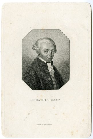 Antique Print-IMMANUEL KANT-PILOSOPHY-PORTRAIT-Bollinger-Vernet-c. 1820
