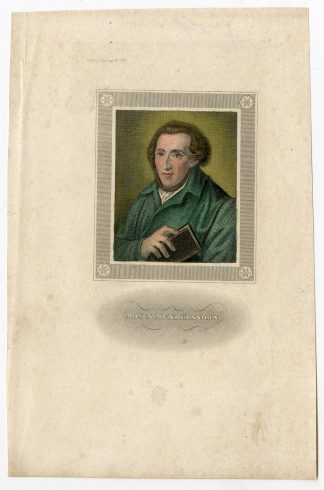 Antique Print-MOSES MENDELSSOHN-PILOSOPHY-PORTRAIT-Meyer-1859