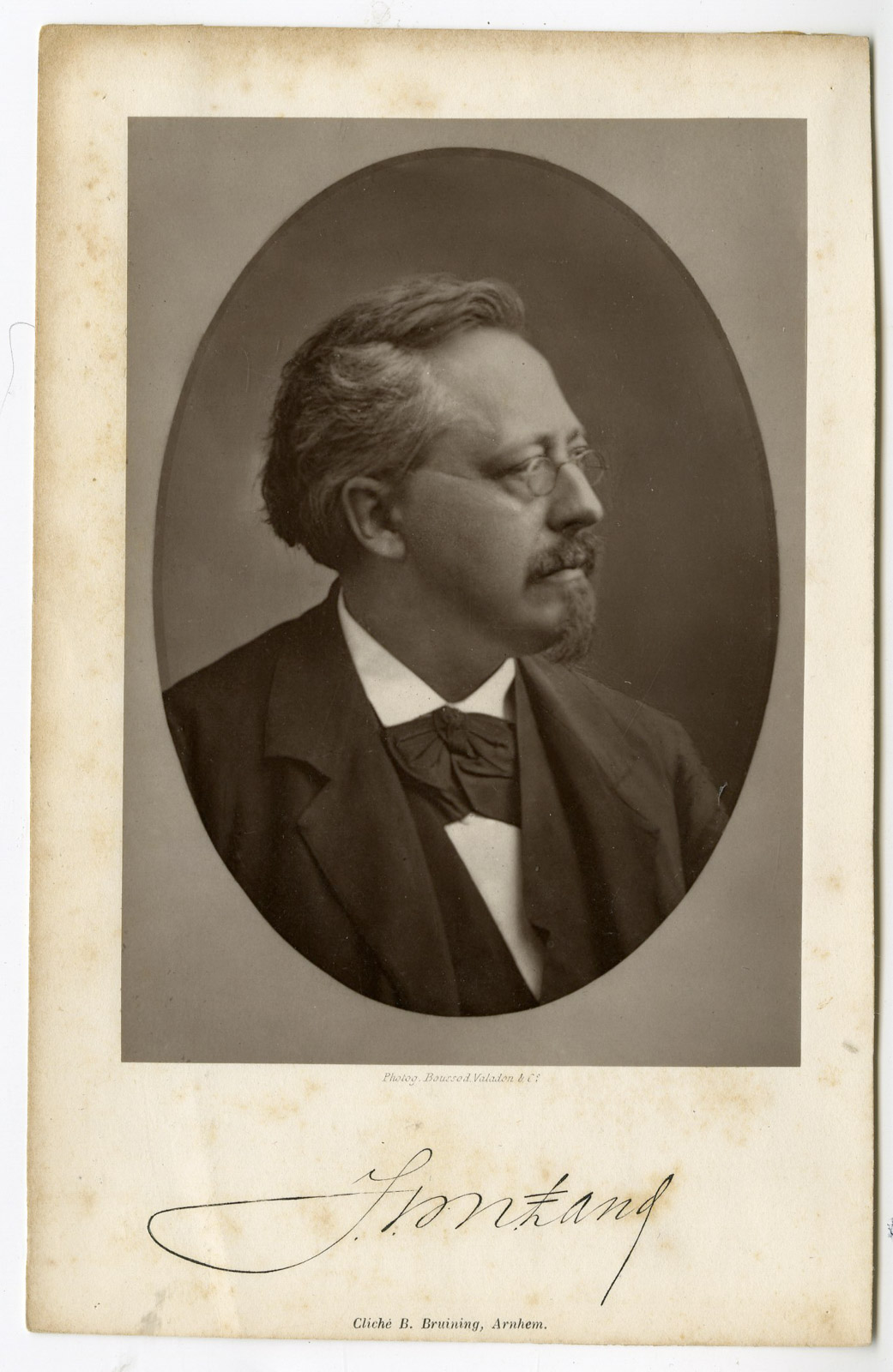 , Antique Print-PROFESSOR LANG-PORTRAIT-PHOTOGRAPH-Boussod, Valadon & C.-c. 1890, Pictura Antique Prints