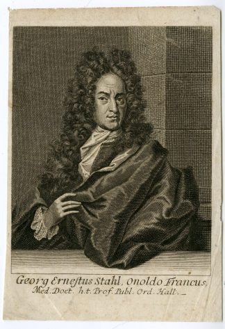 Antique Print-GEORG ERNST STAHL-PORTRAIT-anonymous-1715