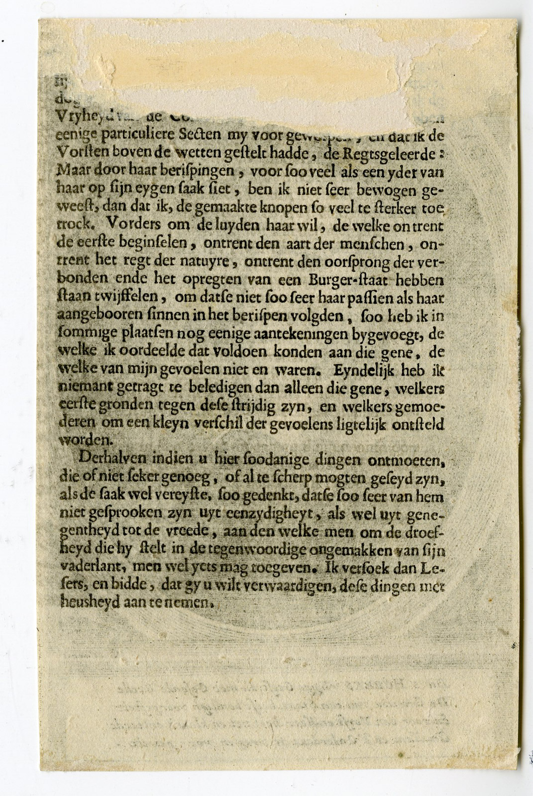 , Antique Print-THOMAS HOBBES-PHILOSOPHY-PORTRAIT-CK-c. 1675, Pictura Antique Prints