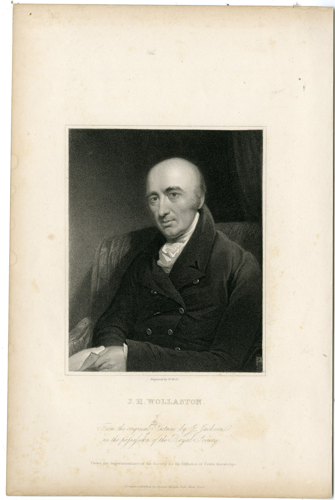 , Antique Print-JOHN WOLLASTON-PAINTER-PORTRAIT-Hall-c. 1830, Pictura Antique Prints