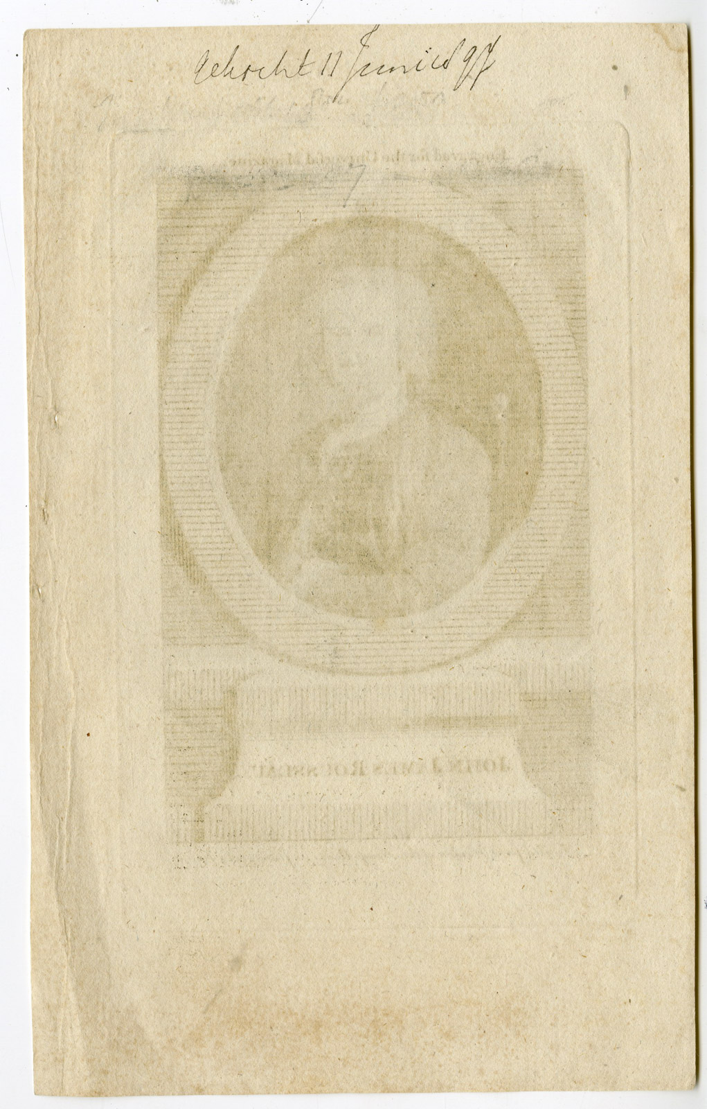 , Antique Print-JEAN JACQUES ROUSSEAU-PORTRAIT-Anonymous-Marillier-c. 1780, Pictura Antique Prints