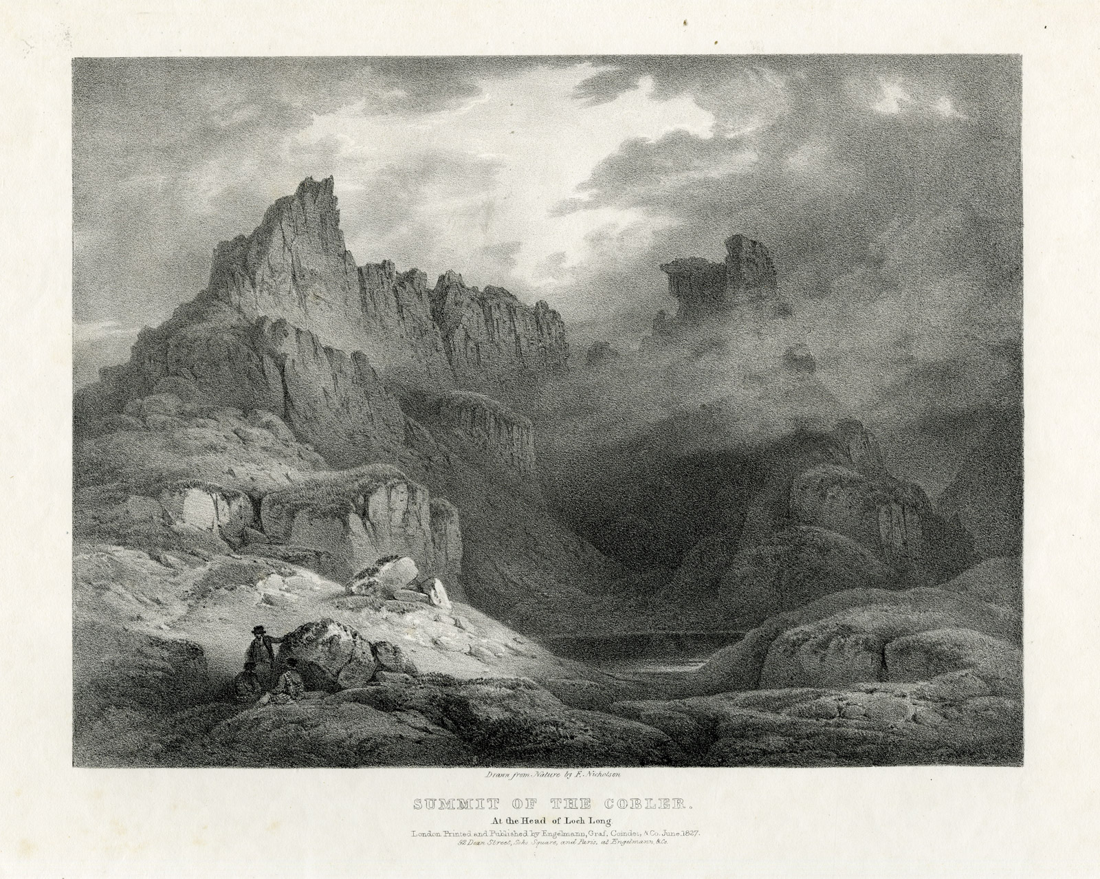 , Rare Set of 24 Antique Prints-VIEWS OF SCOTLAND-Francis Nicholson-Engelmann-1827, Pictura Antique Prints