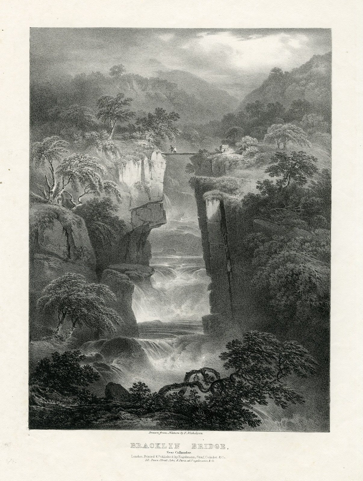 , Rare Set of 24 Antique Prints-VIEWS OF SCOTLAND-Francis Nicholson-Engelmann-1827, Pictura Antique Prints