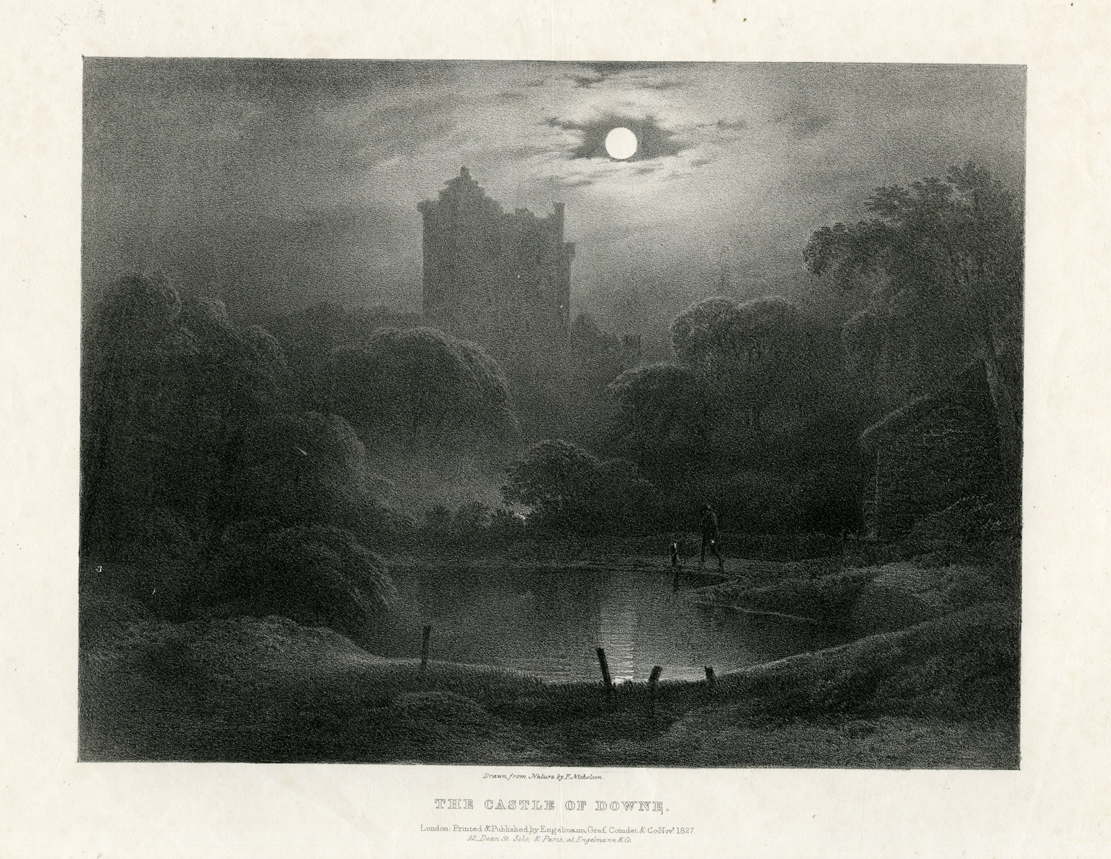 , Rare Set of 24 Antique Prints-VIEWS OF SCOTLAND-Francis Nicholson-Engelmann-1827, Pictura Antique Prints