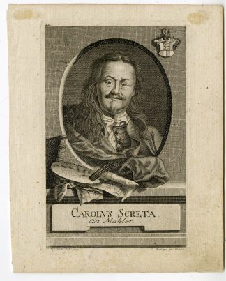 Antique Print-KAREL SKRETA-SCRETA-PAINTER-PORTRAIT-Balzer-Kleinhard-1773