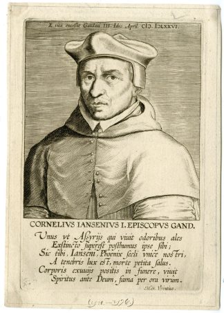 Antique Print-CORNELIUS JANSENIUS-BISHOP-PORTRAIT-Galle-c. 1610