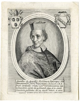 Antique Print-SPERELLO SPERELLI-CARDINAL-PORTRAIT-Anonymous-c. 1700