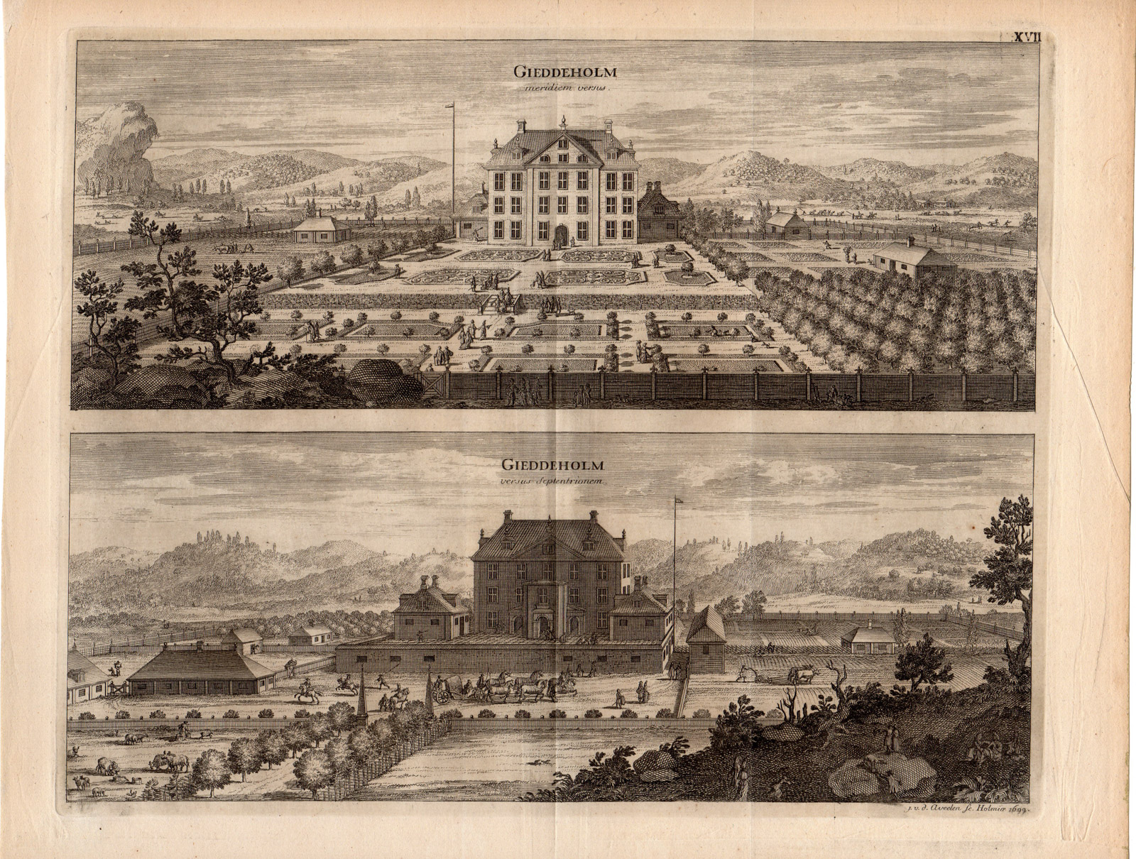 RB 2283 416x315 2-Antique Prints-CASTLE-MANOR-GIEDDEHOLM-THUREHOLM-van Aveelen-Dahlberg-1699