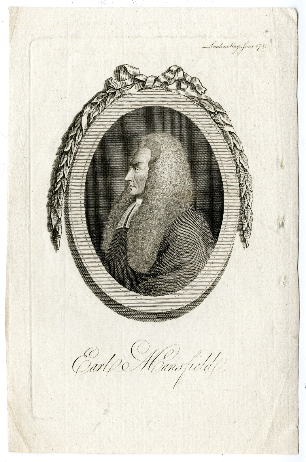 , Antique Print-WILLIAM MURRAY-EARL-MANSFIELD-PORTRAIT-Anonymous-1780, Pictura Antique Prints