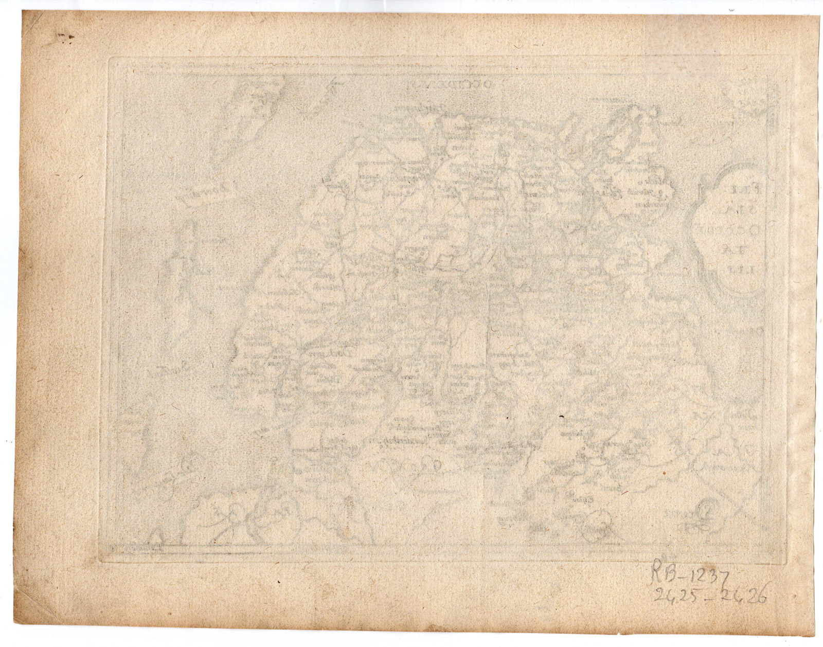 , Rare-Antique Map-FRIESLAND-FRISIA OCCIDENTALIS-Hogenberg-1579, Pictura Antique Prints