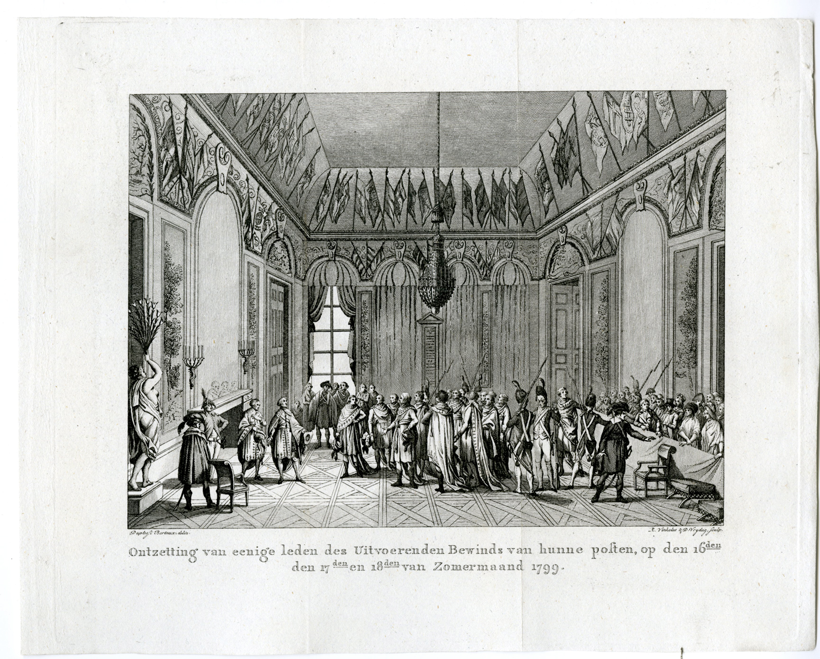 , Antique Print-NAPOLEON-COUP-NAPLES-Vinkeles-Vrijdag-Bertaux-1794, Pictura Antique Prints