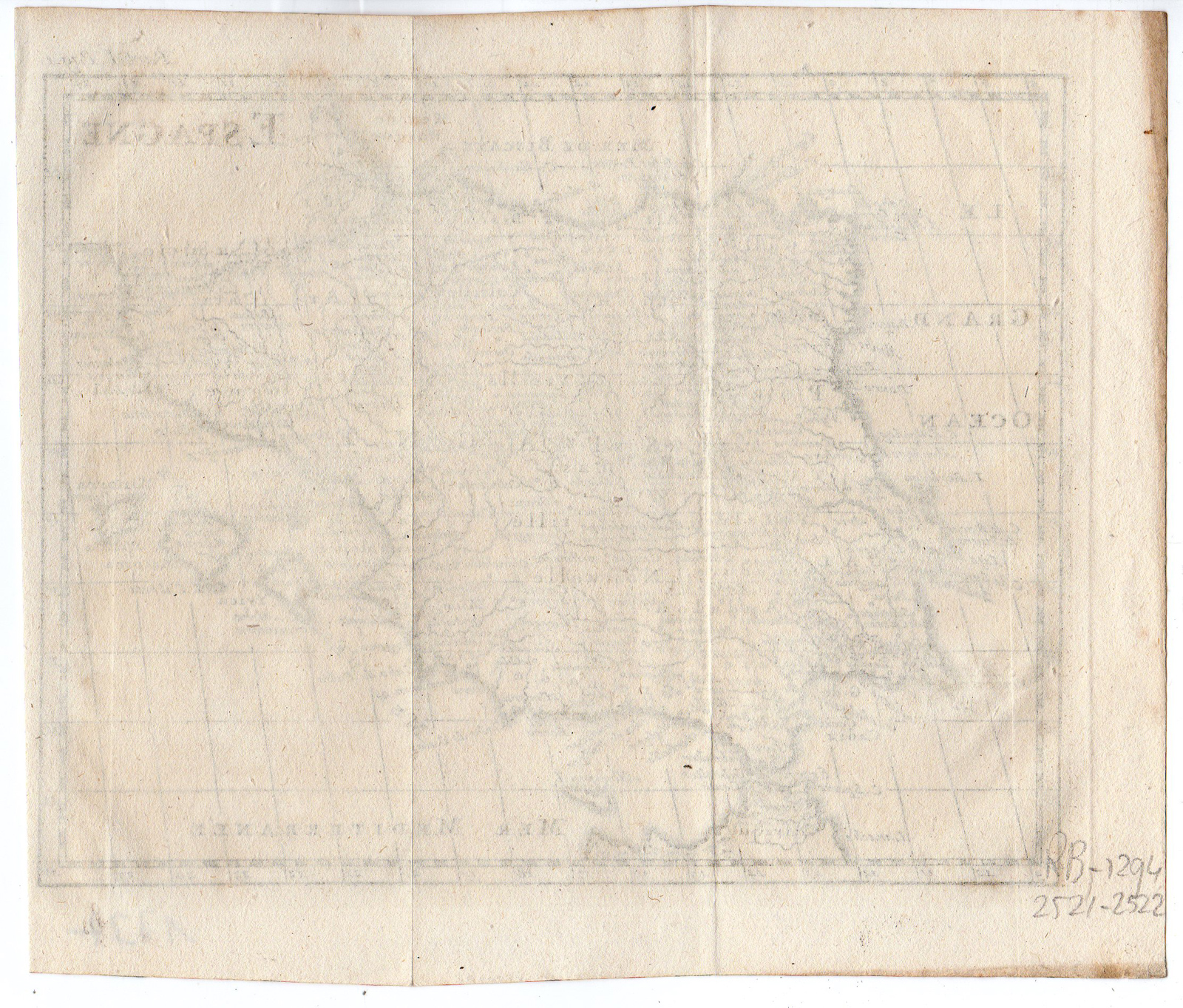 , Antique Map-PENINSULA-SPAIN-PORTUGAL-Anonymous-1737, Pictura Antique Prints