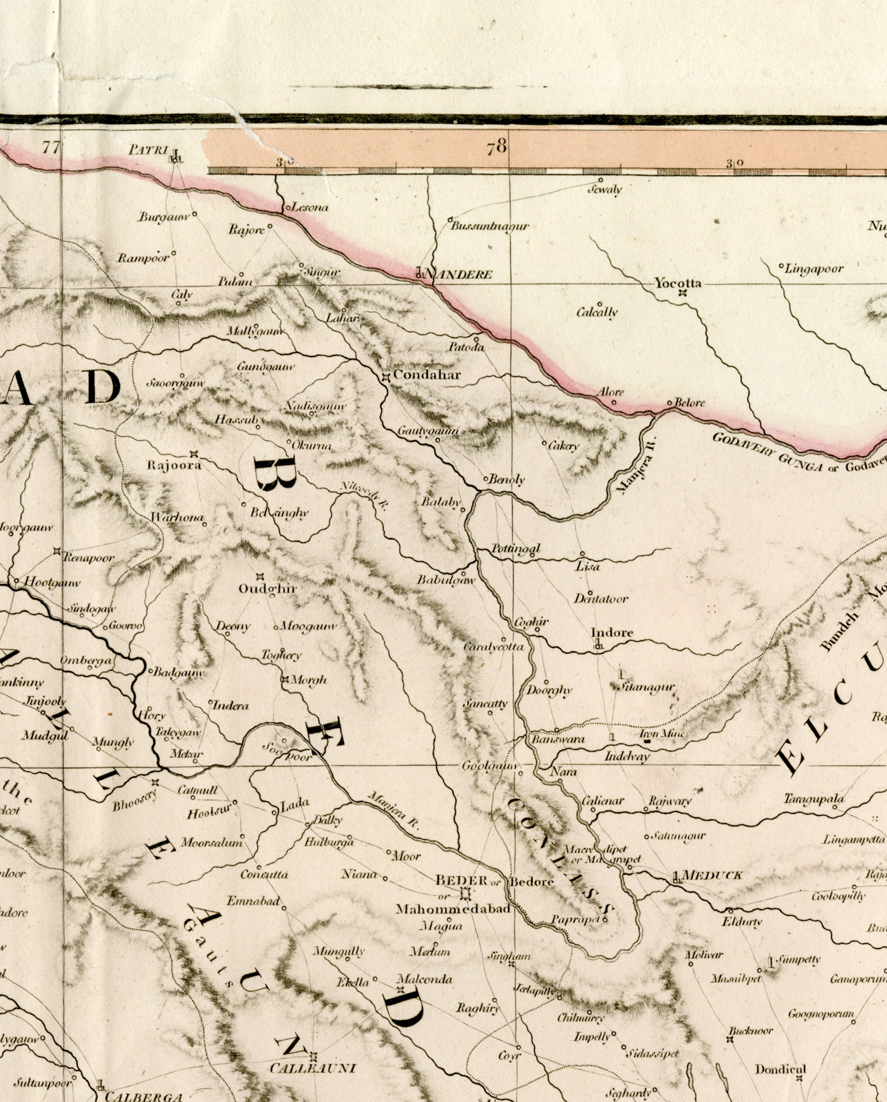 Pco 30095 416x516 2-Antique Maps-INDIA-PENINSULA-CEYLON-SRI LANKA-Faden-1800 - Image 6
