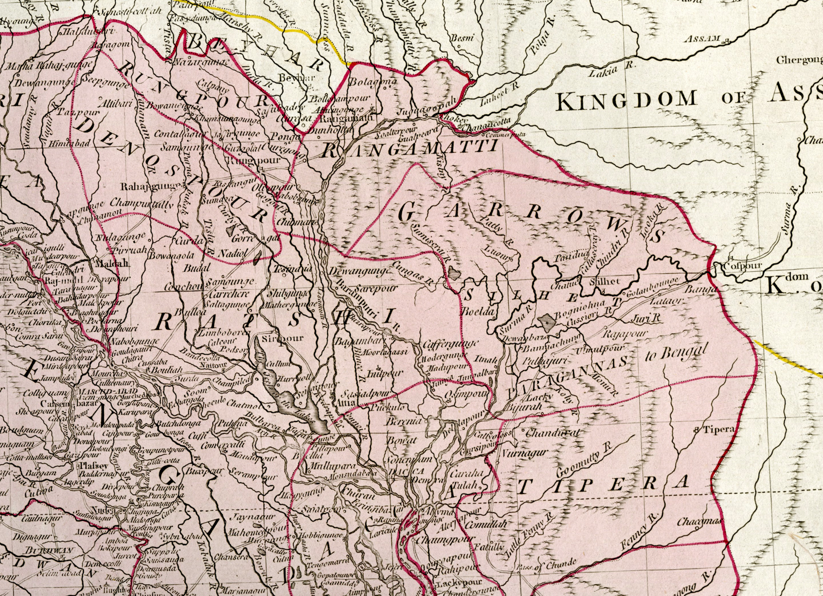 Pco 30102 416x301 2-Antique Maps-EAST INDIES-ROADS-INDIA-CEYLON-BANGLADESH-Jefferys-1768 - Image 3