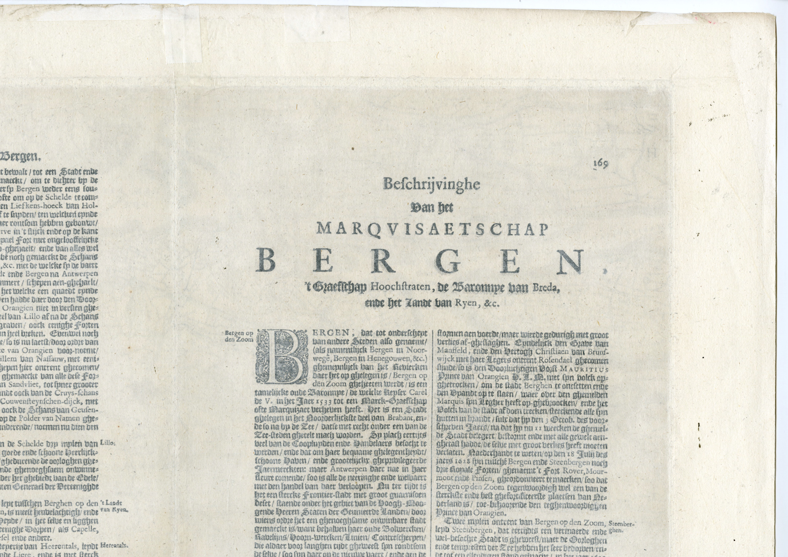 , Antique Map-BRABANTIAE-BRABANT-BREDA-BIESBOSCH-Hondius-c.1640, Pictura Antique Prints