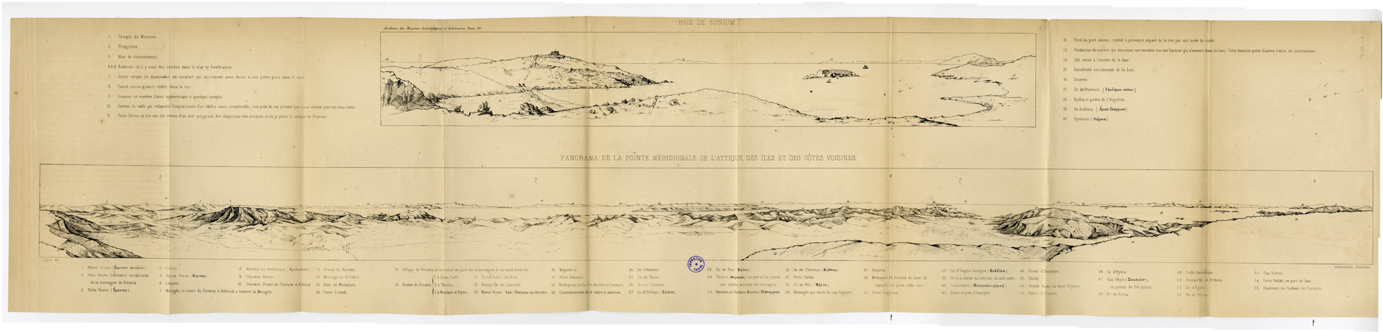 , Antique Print-PANORAMA-ATTICA-GREECE-Joyau-1900, Pictura Antique Prints