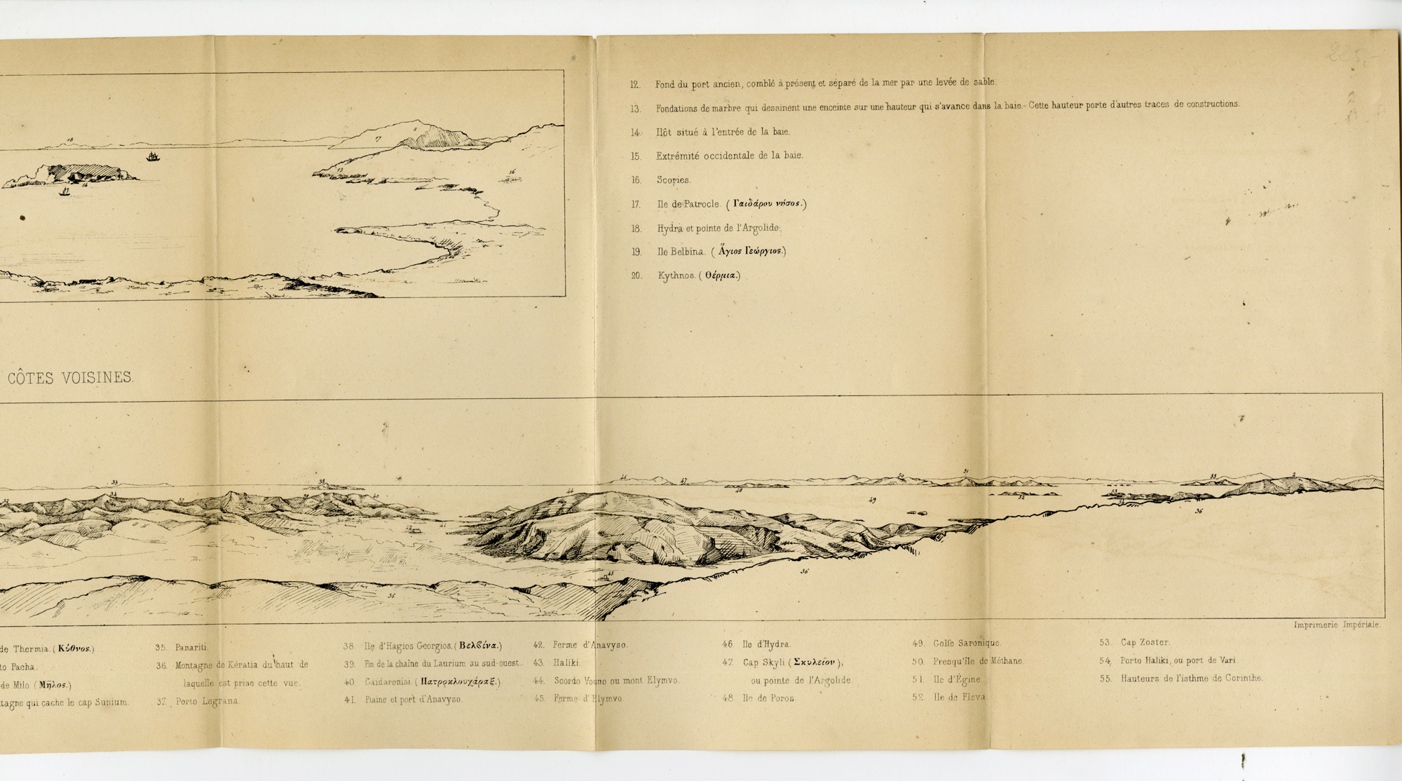 , Antique Print-PANORAMA-ATTICA-GREECE-Joyau-1900, Pictura Antique Prints