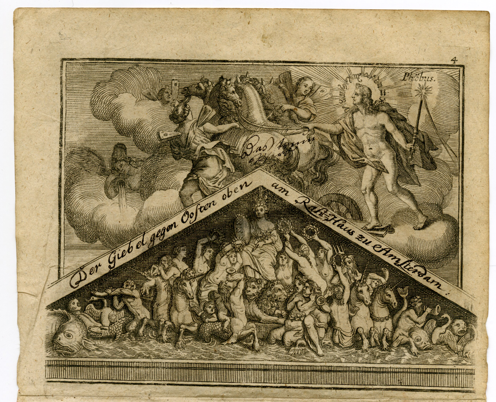 , Rare Antique Emblematic Prints-VARIOUS DUTCH TOWNS-Dehne-Fassman-1724/25, Pictura Antique Prints