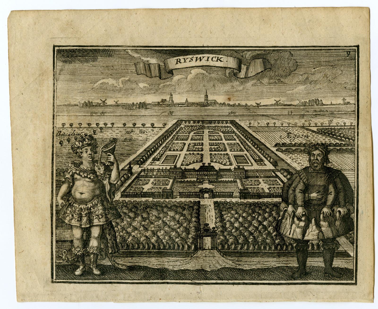 , Rare Antique Emblematic Prints-VARIOUS DUTCH TOWNS-Dehne-Fassman-1724/25, Pictura Antique Prints