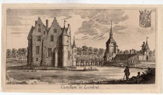 Antique Print-CASTLE-LOENHOUT-WUUSTWEZEL-CASTELLUM-Ertinger-le Roy-c. 1700