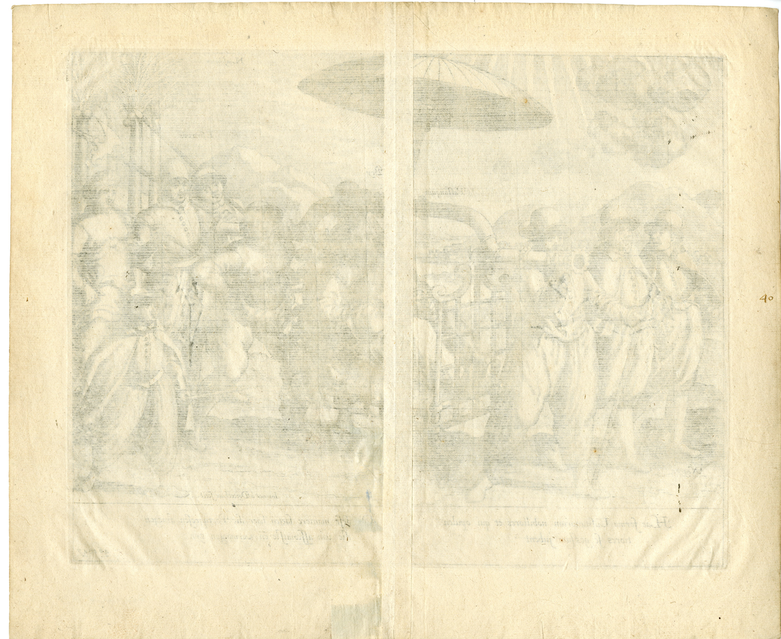 , Antique Print-EAST-INDIES-PORTUGESE CARRIED-PALANQUIN-Deutecum-Linschoten-1599, Pictura Antique Prints