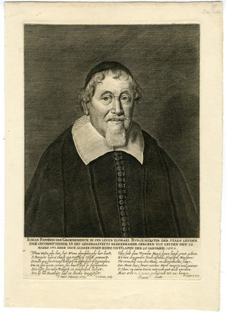 Antique Print-PORTRAIT-JOHAN RIPPERTS V. GROENENDYCK-van Dalen-Dusart-1649-1665