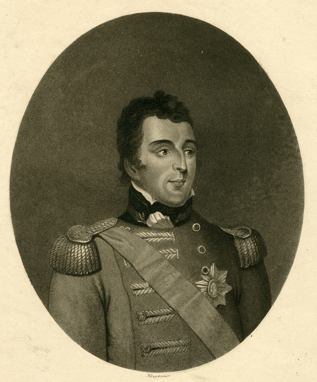 , Antique Print-PORTRAIT-DUKE OF WELLINGTON-Hoogkamer-c.1825, Pictura Antique Prints