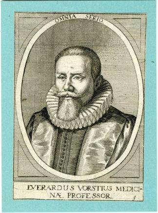 Antique Print-PORTRAIT-AELIUS-EVERARDUS-VORSTIUS-Swanenburg-1614