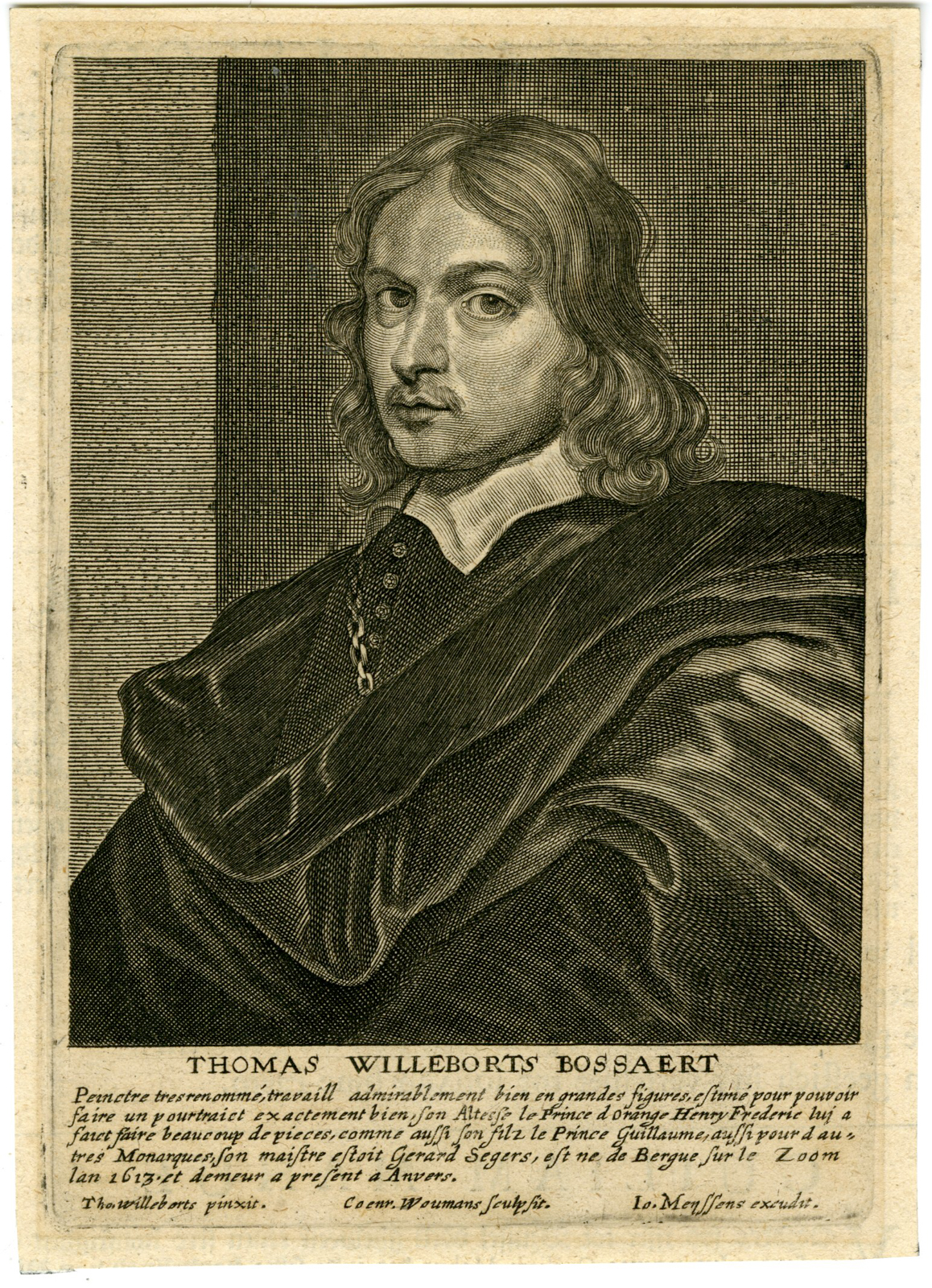 , Antique Print-PORTRAIT-THOMAS WILLEBORTS BOSSAERT-Waumans-Bosschaert-1649, Pictura Antique Prints