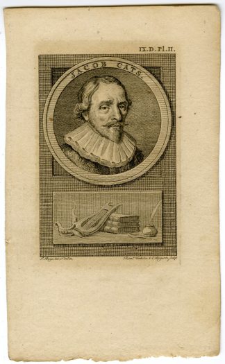 Antique Print-PORTRAIT-JACOB CATS-Buys-Bogerts and Vinkeles-1649