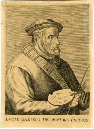 Antique Print-PORTRAIT-LUCAS VAN GASSEL-de Boulonois-Hondius-c.1682
