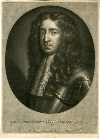 Antique Print-PORTRAIT-WILLIAM III OF ORANGE-Valck-Lely-c.1680