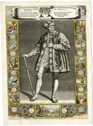 Antique Print-PORTRAIT-COUNT DE DUNOIS-BASTARD OF ORLEANS-Bignon-Heince-1650