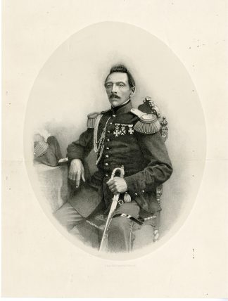 Antique Print-PORTRAIT-MILITARY-OFFICER-Spanier-c.1836?1863