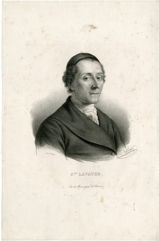Antique Print-PORTRAIT-LAVATER-Delpech-Belliard-c.1840